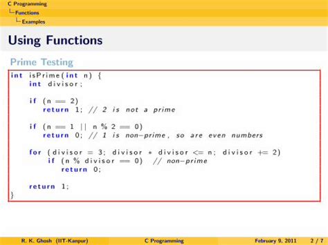 c programming functions examples pdf