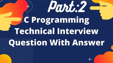 c programming technical interview questions