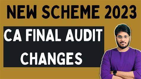 ca final audit syllabus change