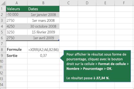 calcul taux d accroissement excel