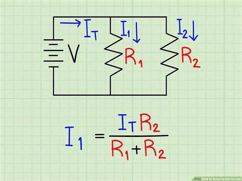 calculate current in series parallel circuit