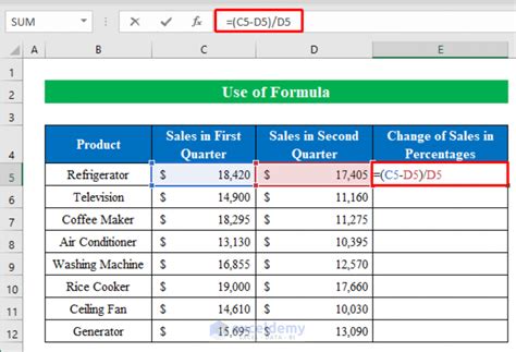calculate percentage of 2 numbers in excel
