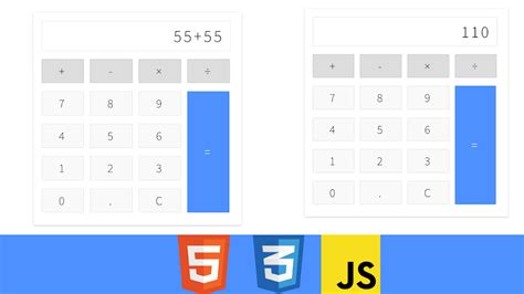 calculator html css javascript source code