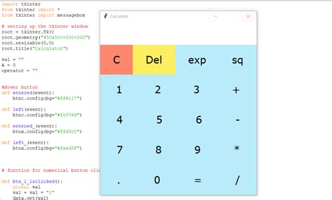 calculator source code in python
