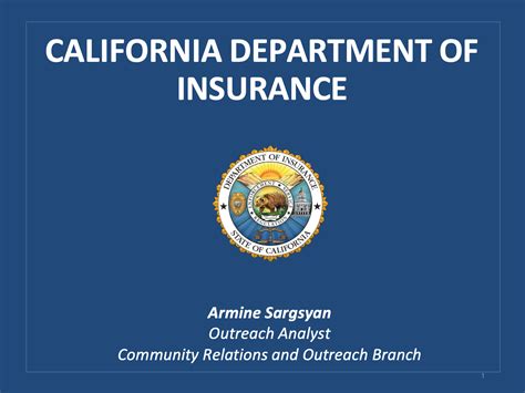 california department of insurance disaster response