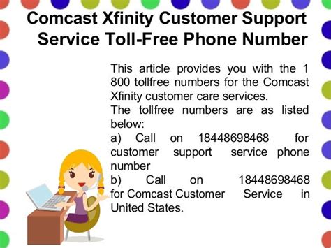 call customer service number for xfinity comcast