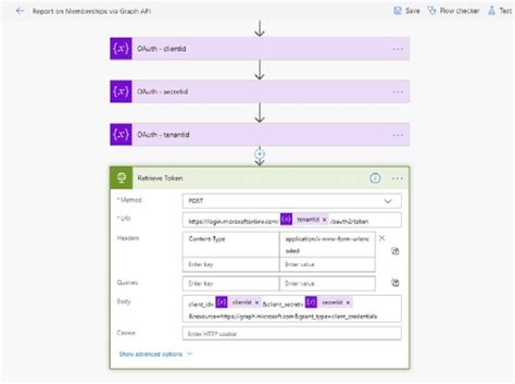 call microsoft graph api from power automate