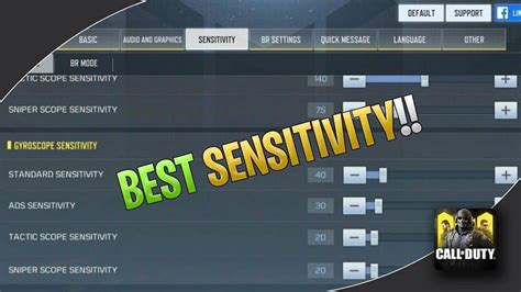 call of duty mobile sensitivity settings code free