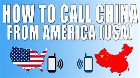 calling china from usa