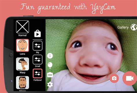 camera app with funny effects