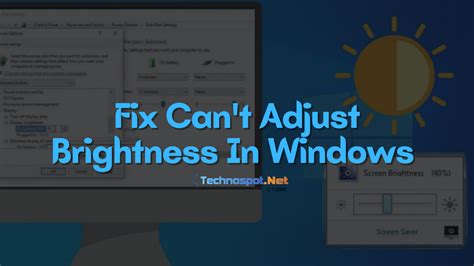 can't change computer brightness