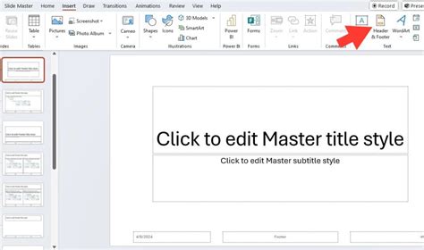 can't change footer in powerpoint