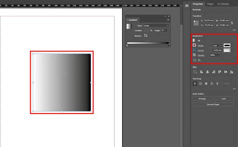 can't change gradient color indesign