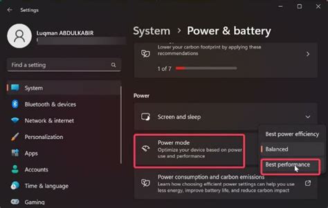can't change power settings windows 11
