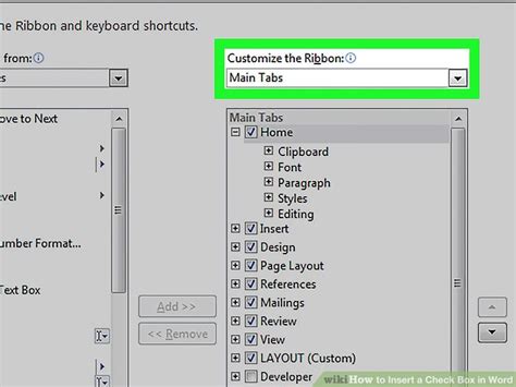 can't check checkbox in word mac