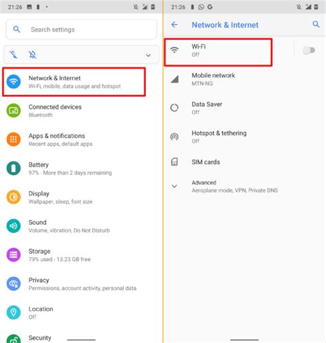 can't connect to public wifi android