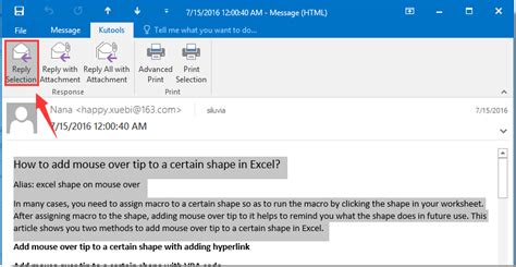 can't edit text in outlook reply