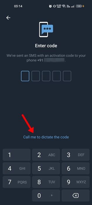 can't get activation code for telegram