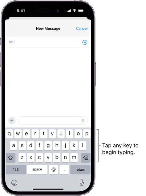 can't get keyboard on iphone