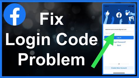 can't get login code from facebook