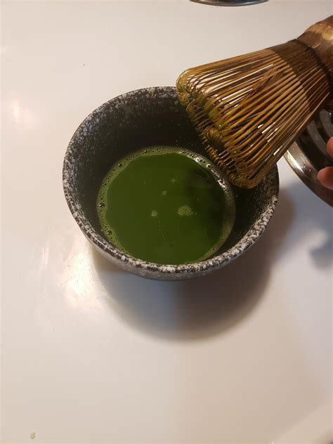can't get matcha to froth