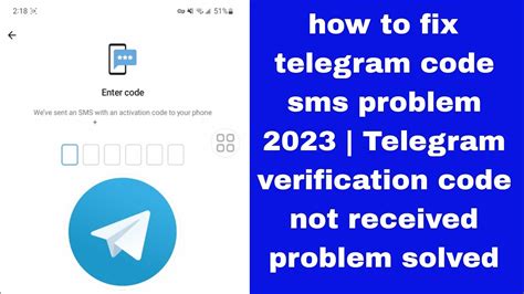 can't get telegram verification code
