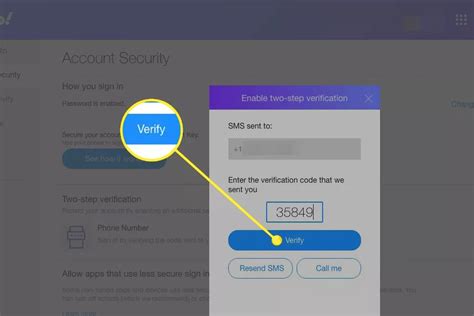 can't get yahoo verification code