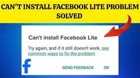 can't install facebook lite