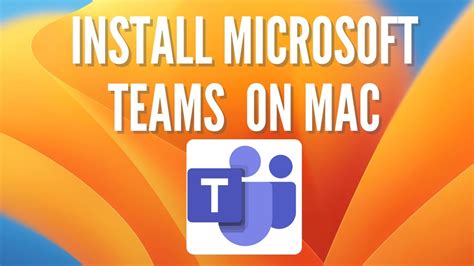 can't install microsoft teams on mac