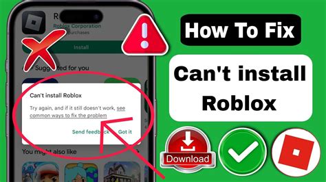 can't install roblox