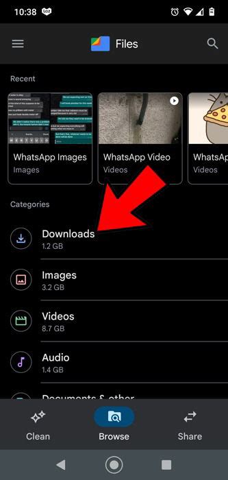 can't open downloaded file on android