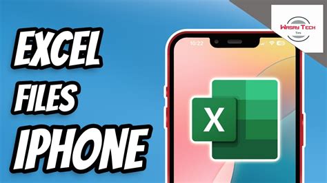 can't open excel file on iphone