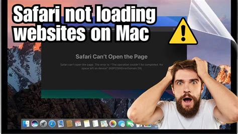 can't open websites on mac