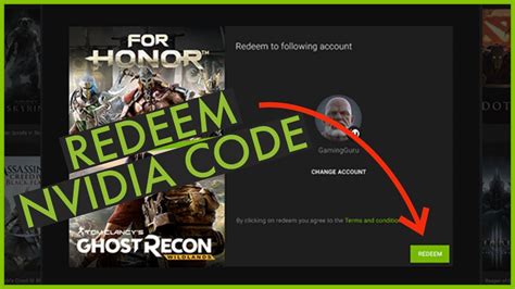can't redeem nvidia game code