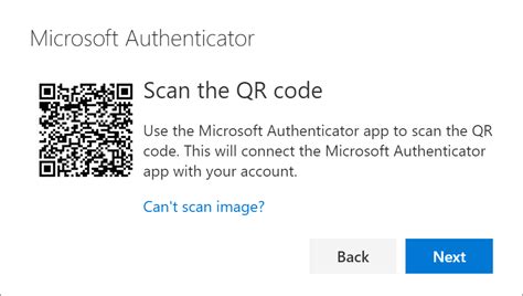 can't scan qr code microsoft authenticator