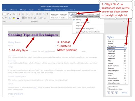 can't see headings in word