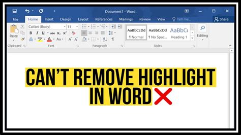 can't see highlighted text in word