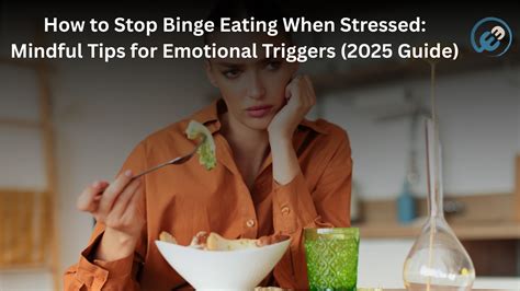 can't stop eating when stressed