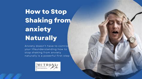 can't stop shaking when anxious
