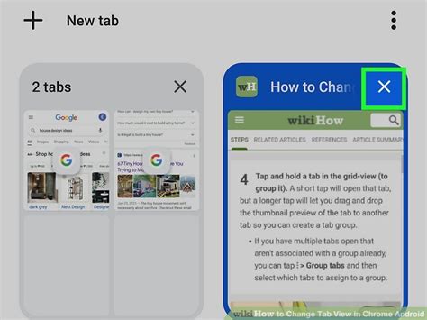 can't switch tabs in chrome android