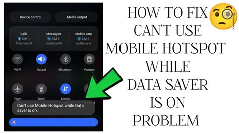 can't use mobile data while data saver is on