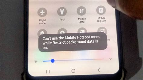 can't use mobile data while restrict background
