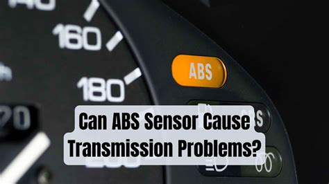 can a sensor cause transmission problems