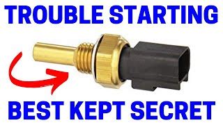 can a temperature sensor affect engine starting