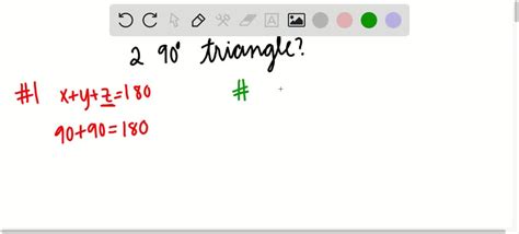 can a triangle contain two right angles choose the answer that explains why or why not