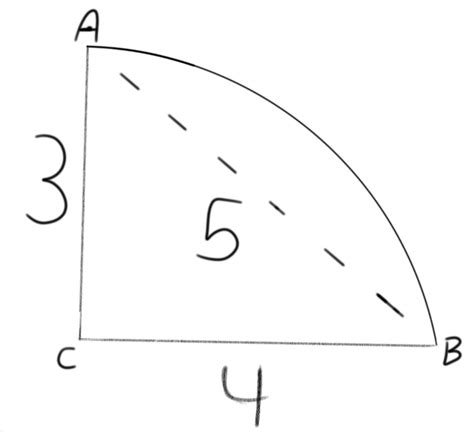 can a triangle have a curved line