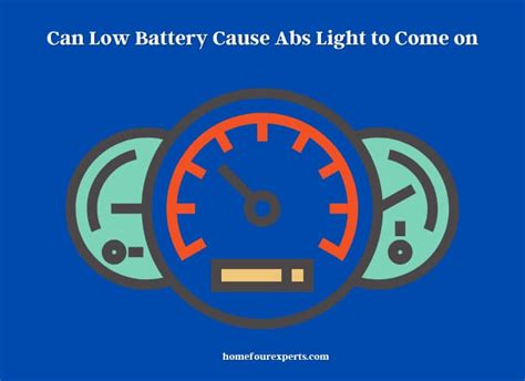 can a weak battery cause abs problems