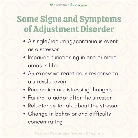can adjustment disorder be cured