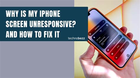 can an unresponsive iphone screen be fixed