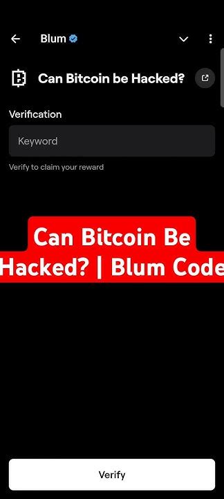 can bitcoin be hacked code